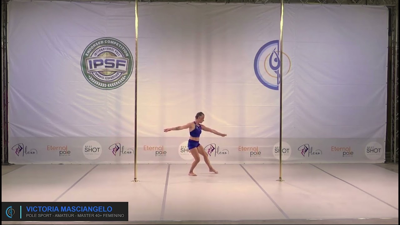 Victoria Masciangelo - 1° lugar - Pole Sport - Amateur - Máster 40+ Fem -Grinning Soul Pole Dance