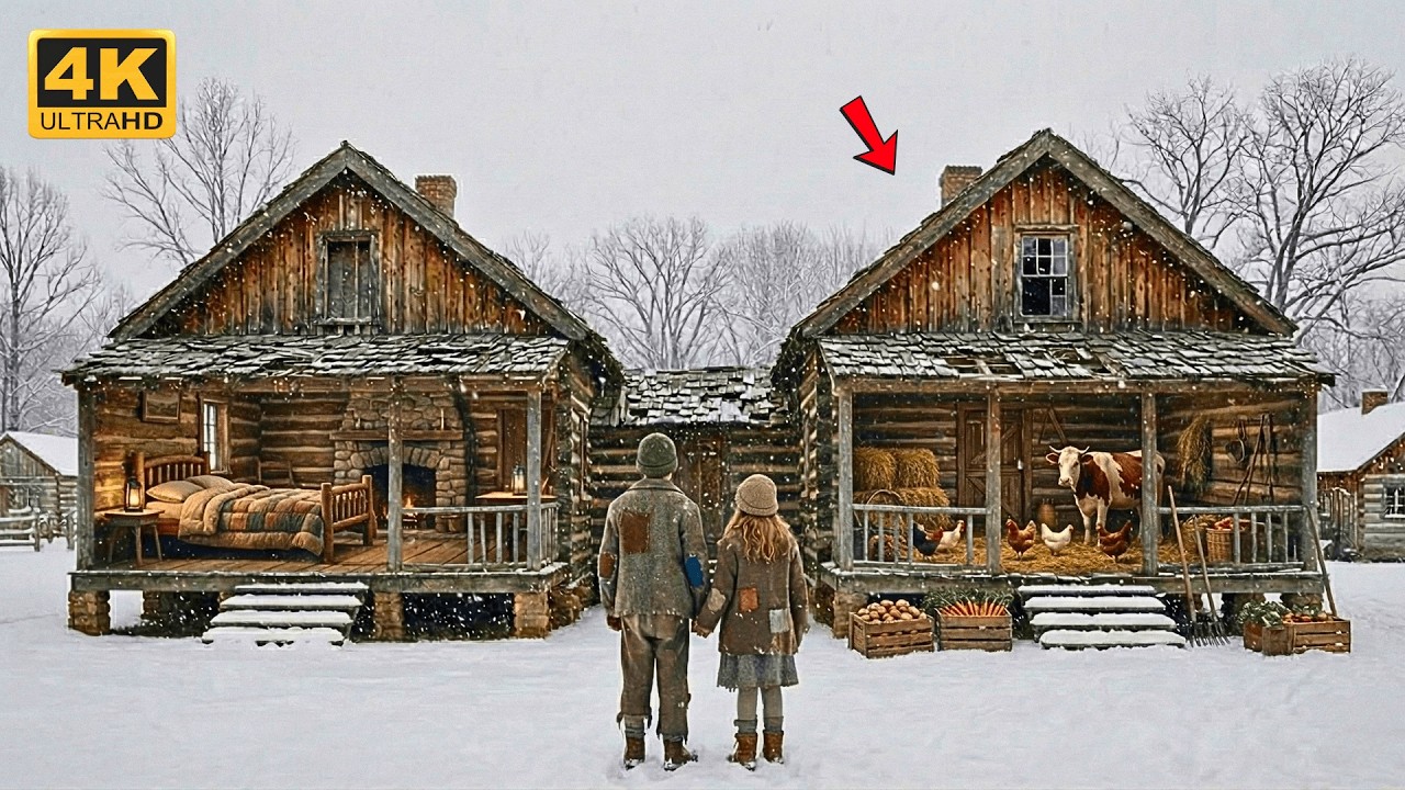 Everyone Laughed at His Split House… Then Winter Turned Him Into a Hero