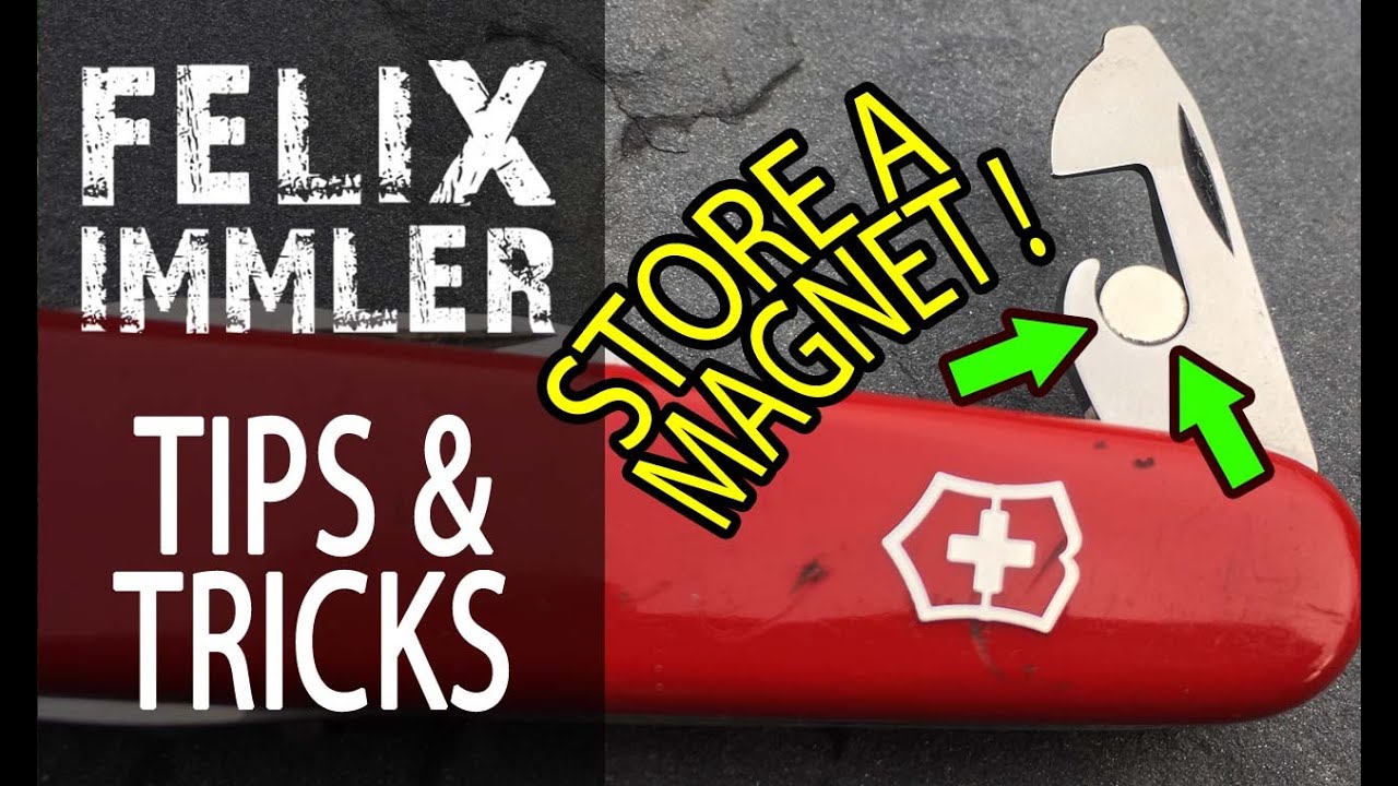 Victorinox Tips & Tricks (25/40) - My 3 favorite Magnet Tricks