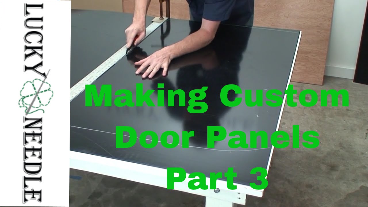 Automotive Upholstery - Making Custom Door Panels Part 3 - Cutting Out ABS Panels