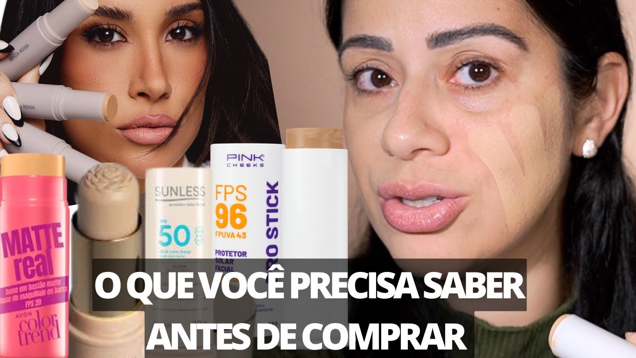 Analisei Base stick Boca Rosa e comparei opções de Bases e Protetores em stick do Mercado