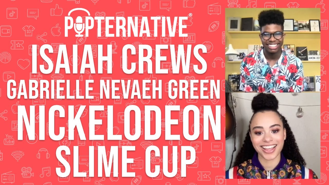 Isaiah Crews and Gabrielle Nevaeh Green talk about Nickelodeon Slime Cup!
