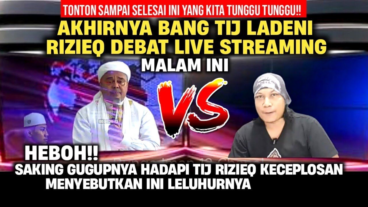 🔴TUKANG MINYAK DISURUH DEBAT YA INI JADINYA!! BANG TIJ SAMPAI TAK TEGA LIHAT RIZIEQ GEMETERAN