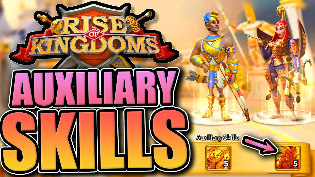 Best Auxiliary Skills [my 7 open field combinations] Rise of Kingdoms Orleans KvK