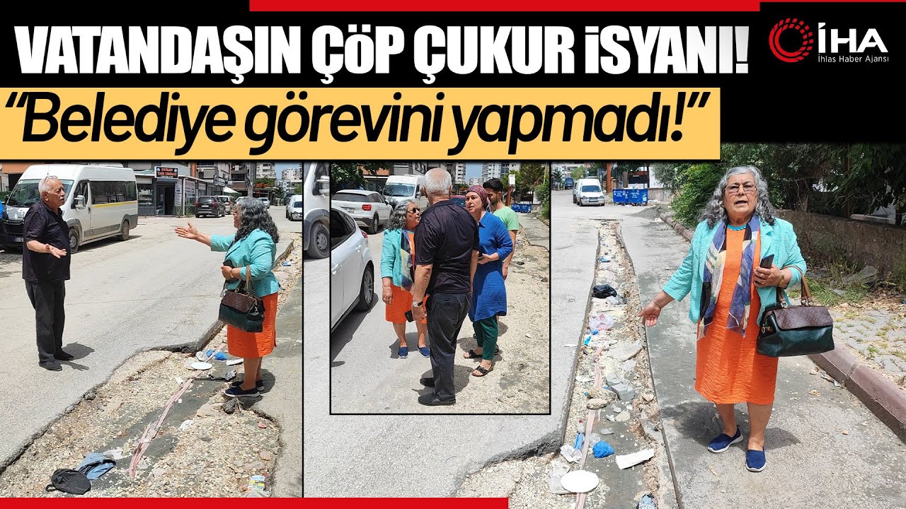 Seyhan Belediyesi Yolu Yapmadı, Vatandaşla Muhtar Karşı Karşıya Geldi