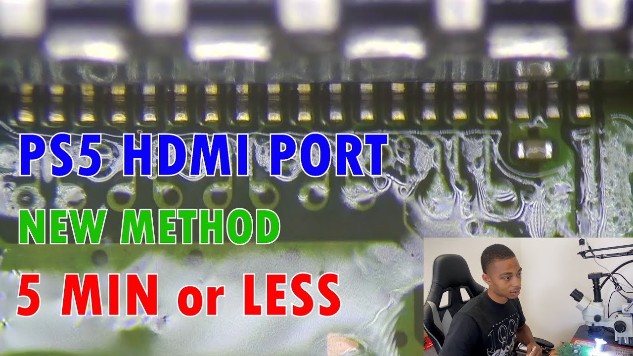 Как отремонтировать HDMI-порт PS5
