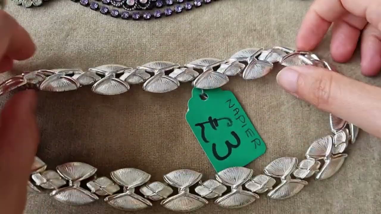 54. Vintage jewellery found in charity shop and car boot sales in England