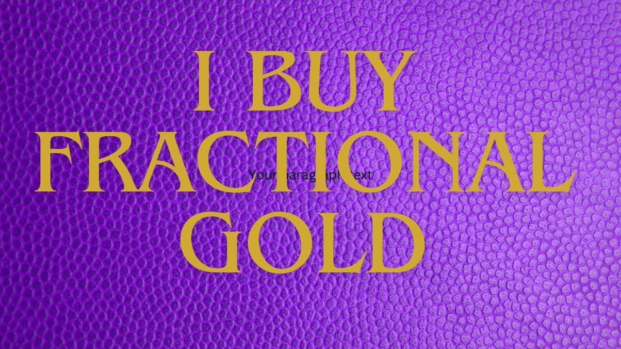 DONT TELL ATKINSONS BUT I BOUGHT GOLD FROM CHARDS