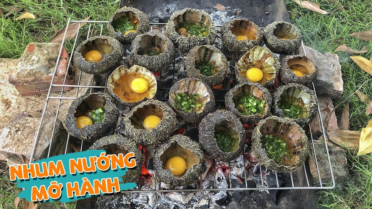 Hữu Bộ | Nhum Biển Nướng Mỡ H&agrave;nh | Cầu Gai Nướng Trứng