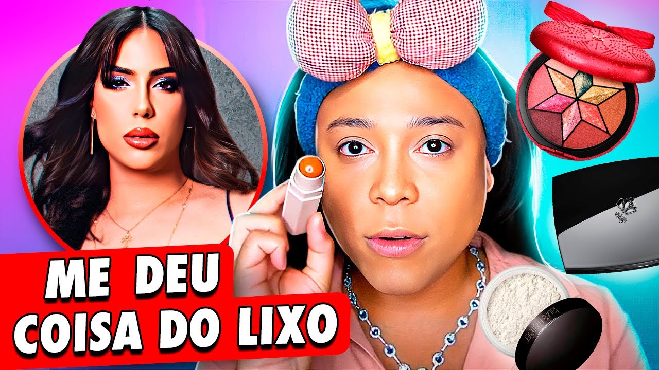 TESTANDO AS MAKES QUE A ADAM ME DEU DE PRESENTE | BLOGUEIRINHA