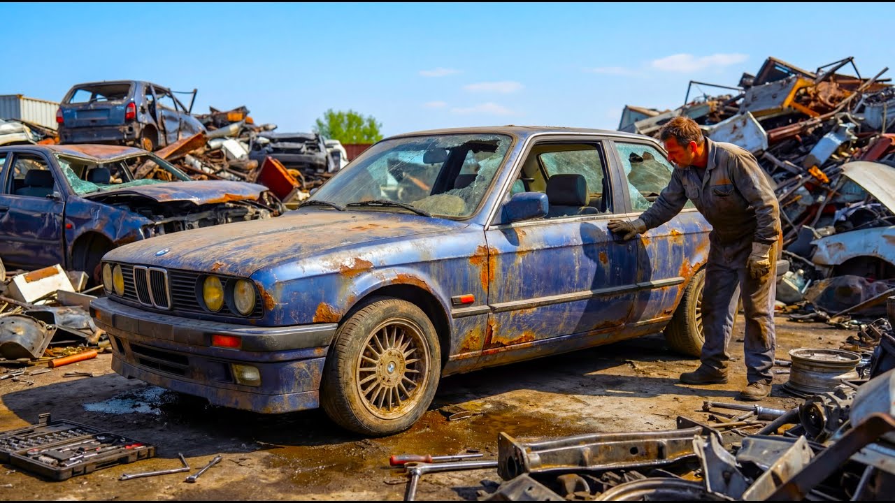 ASMR Car Restoration! BMW Alpina Full Restoration from Abandoned