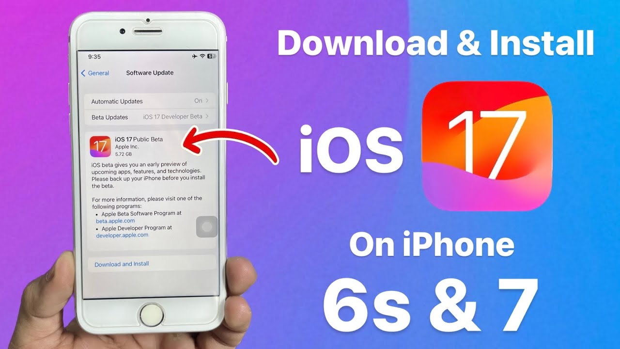 Install iOS 17 Public Beta on iPhone 6s, 7 - IOS 17 Public Beta iPhone 6s, 7