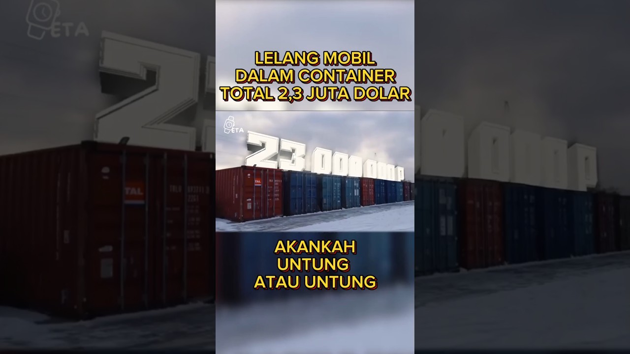Kita coba lelang mobil di dalam kontainer #kuis #callange