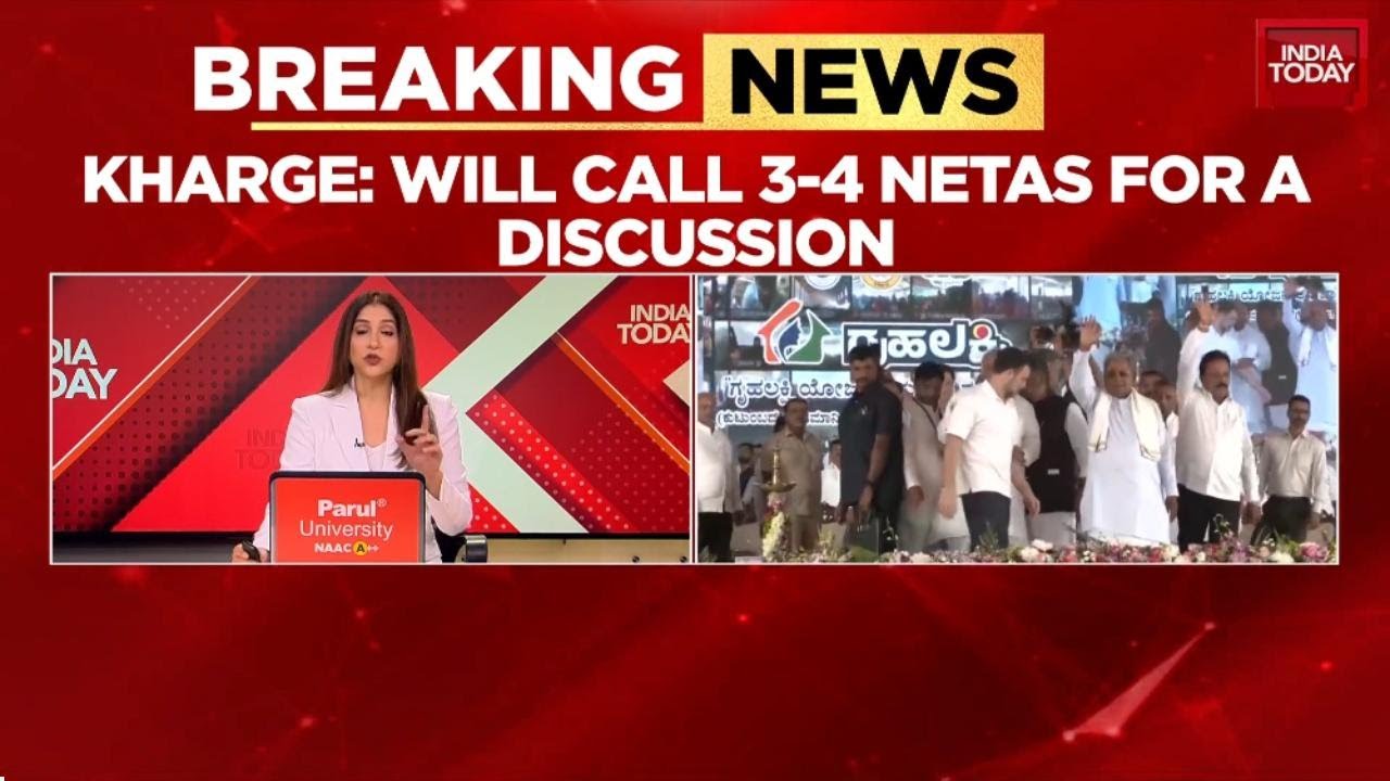 Karnataka Congress Crisis: Kharge Summons CM Siddaramaiah, Deputy CM Shivakumar to Delhi