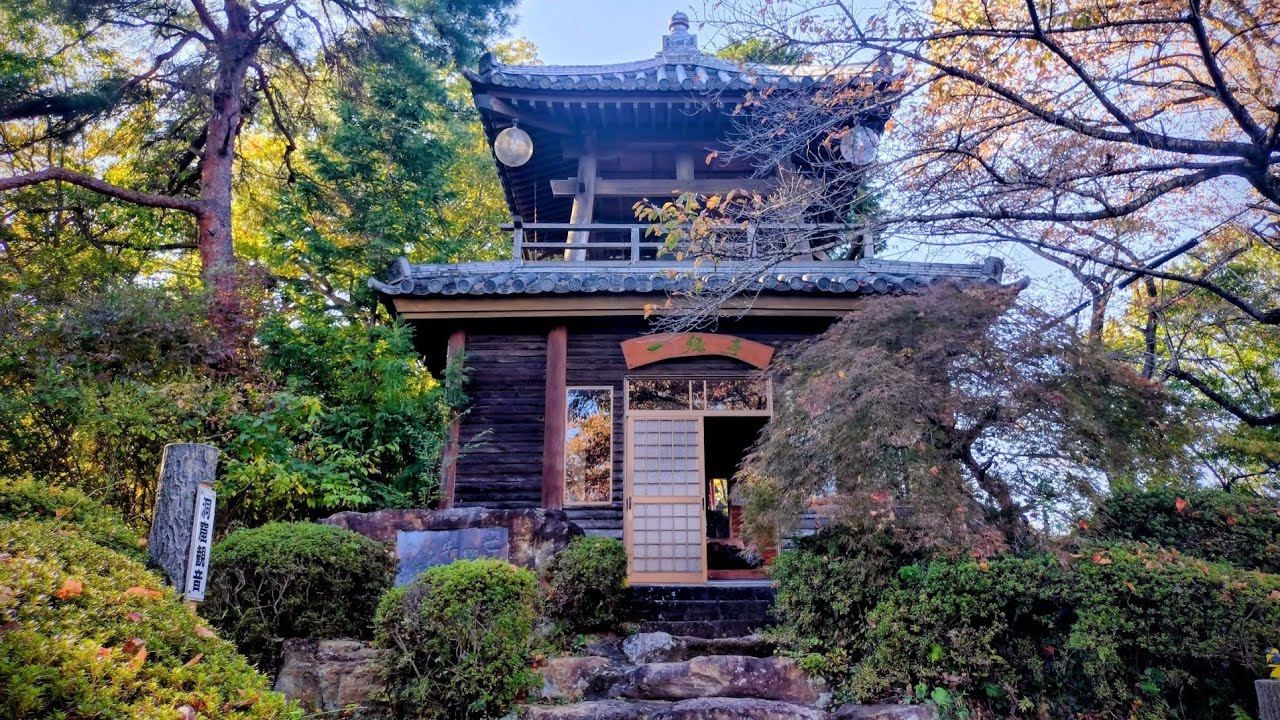 🏯#お城へgo!! 一郷山城②一郷亭(R7 10/30)14:30洞窟 鐘つき堂 #群馬県 #高崎市 #車中泊で日本一周 