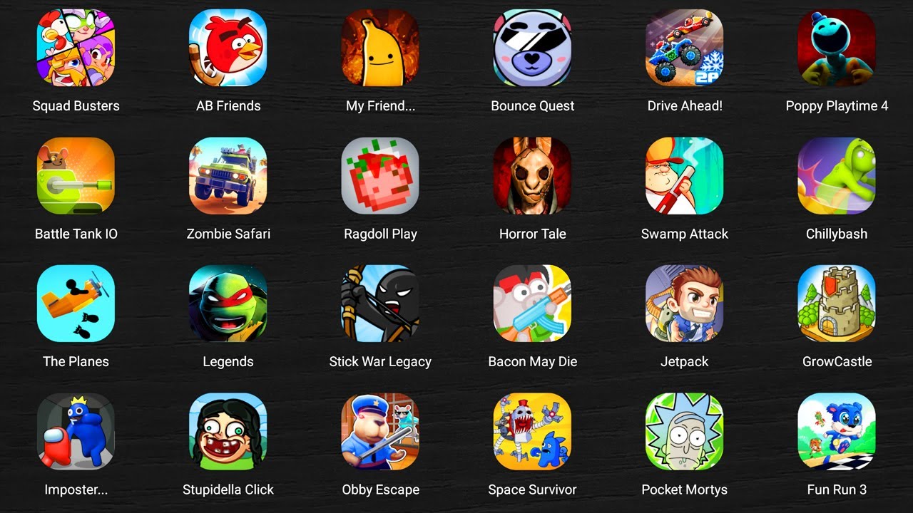 Roblox,Save The Fish,Red Ball 4,Zombie Tsunami,Sonic Dash:Endless Run,Block World 3,Candy Crush Saga