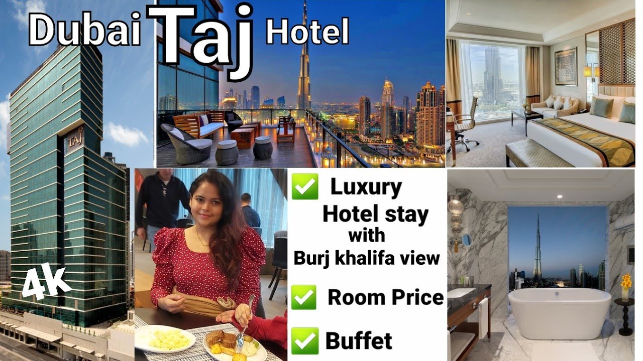 Taj dubai Luxury 5star Hotel Room tour ||Exploring Taj hotel Dubai || 5star Taj hotel in Dubai