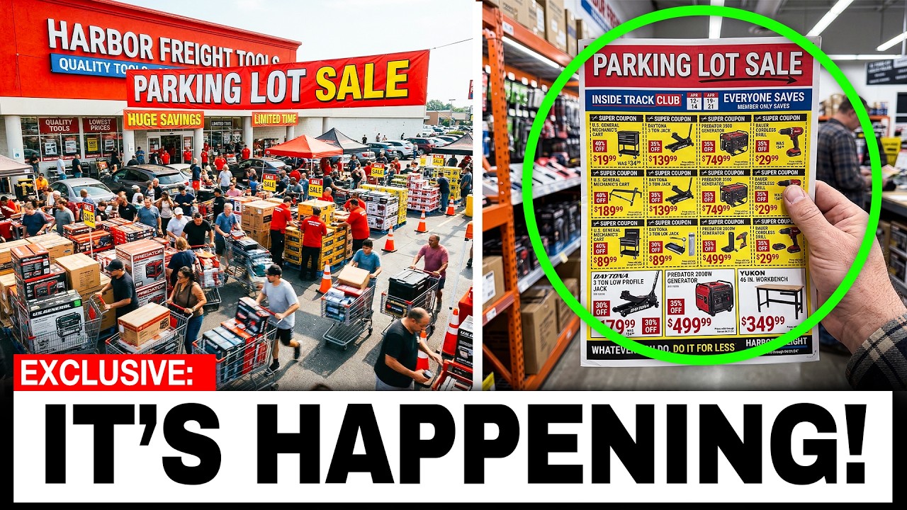 Harbor Freight Just Updated March Parking Lot Sale 2026!