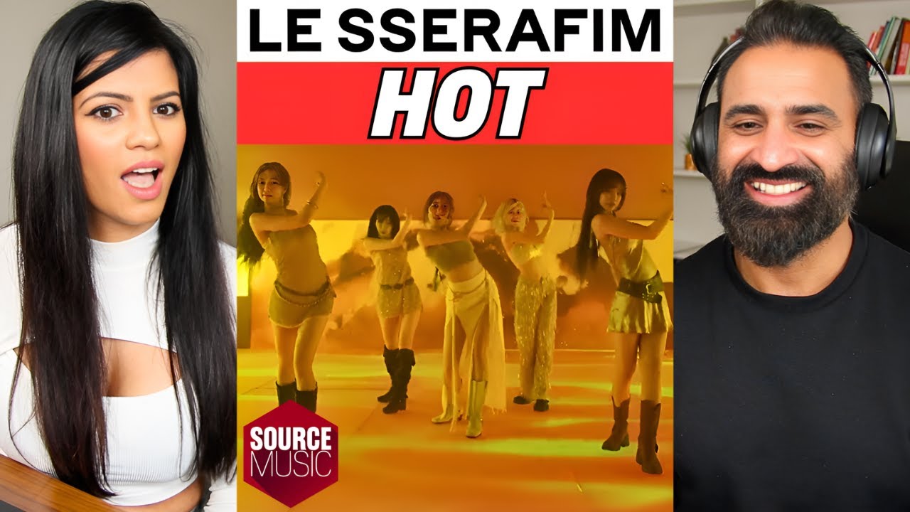 LE SSERAFIM 'HOT' Official MV | First Time Reaction to This K-Pop Comeback 🔥
