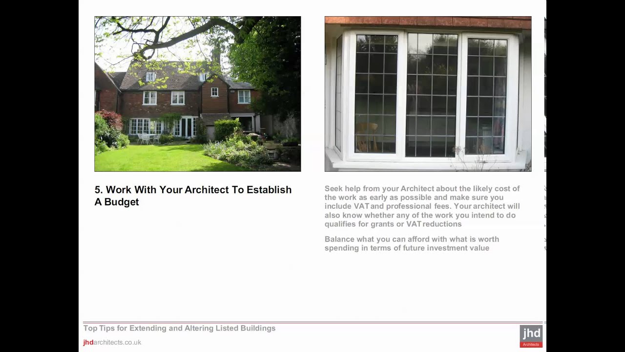 Top Tips for Extending and Altering Listed Buildings
