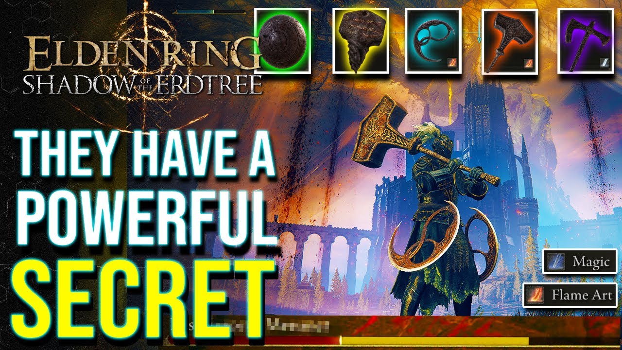 Elden Ring DLC - These Weapons Have a Unique & Powerful Secret! (Shadow of the Erdtree Smithscript)