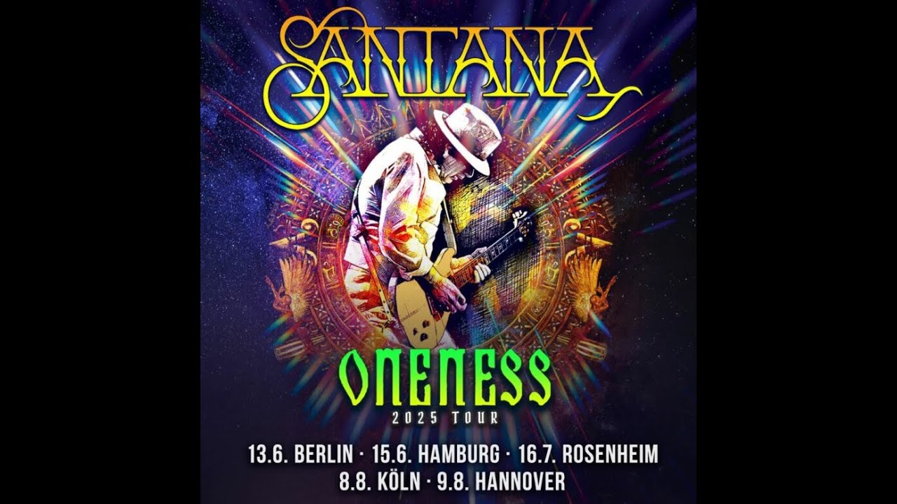 Santana Live in Hannover 9.8.2025, Germany