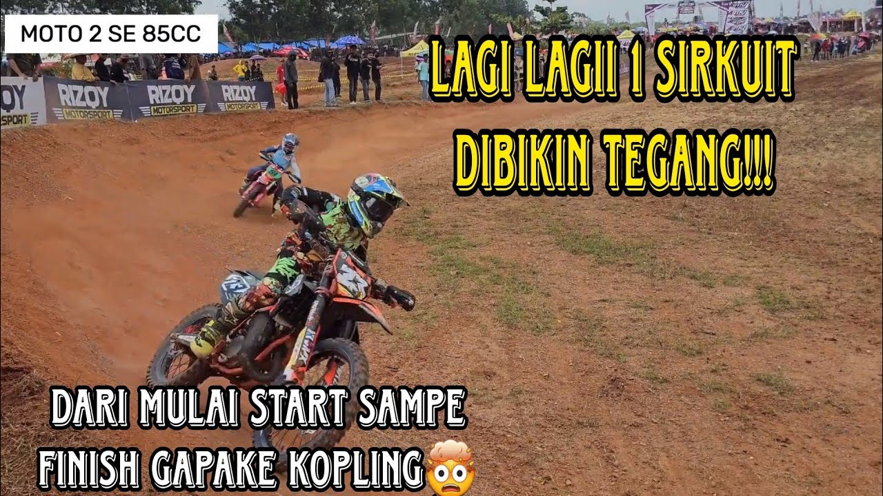 GILAA!!! DARI START GAPAKE KOPLING!!!| RIZQY MOTORSPORT SERI 2