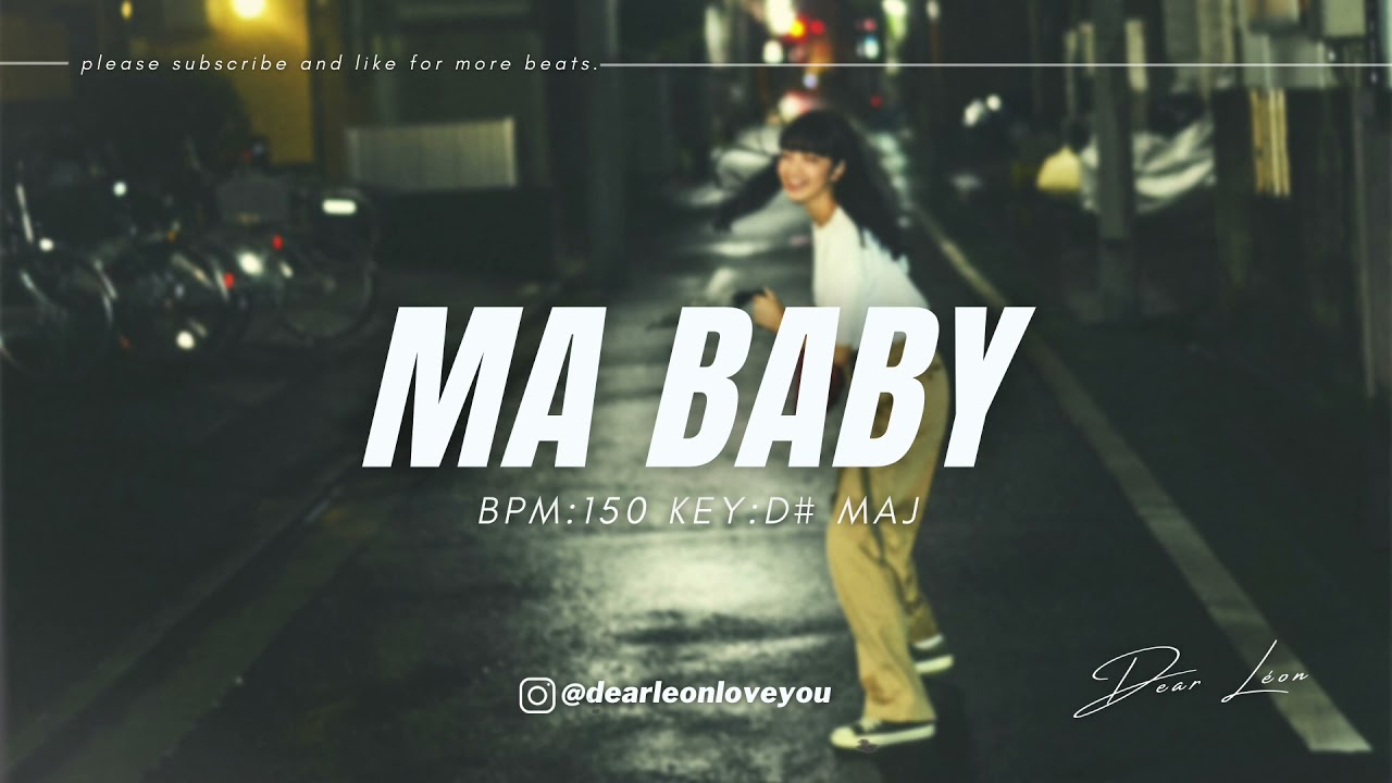 [SOLD] -Ma Baby- hiphop, Trap, chill beat /明るい/エモい/ギター/ローファイ/チル/Type Beat/フリーbgm