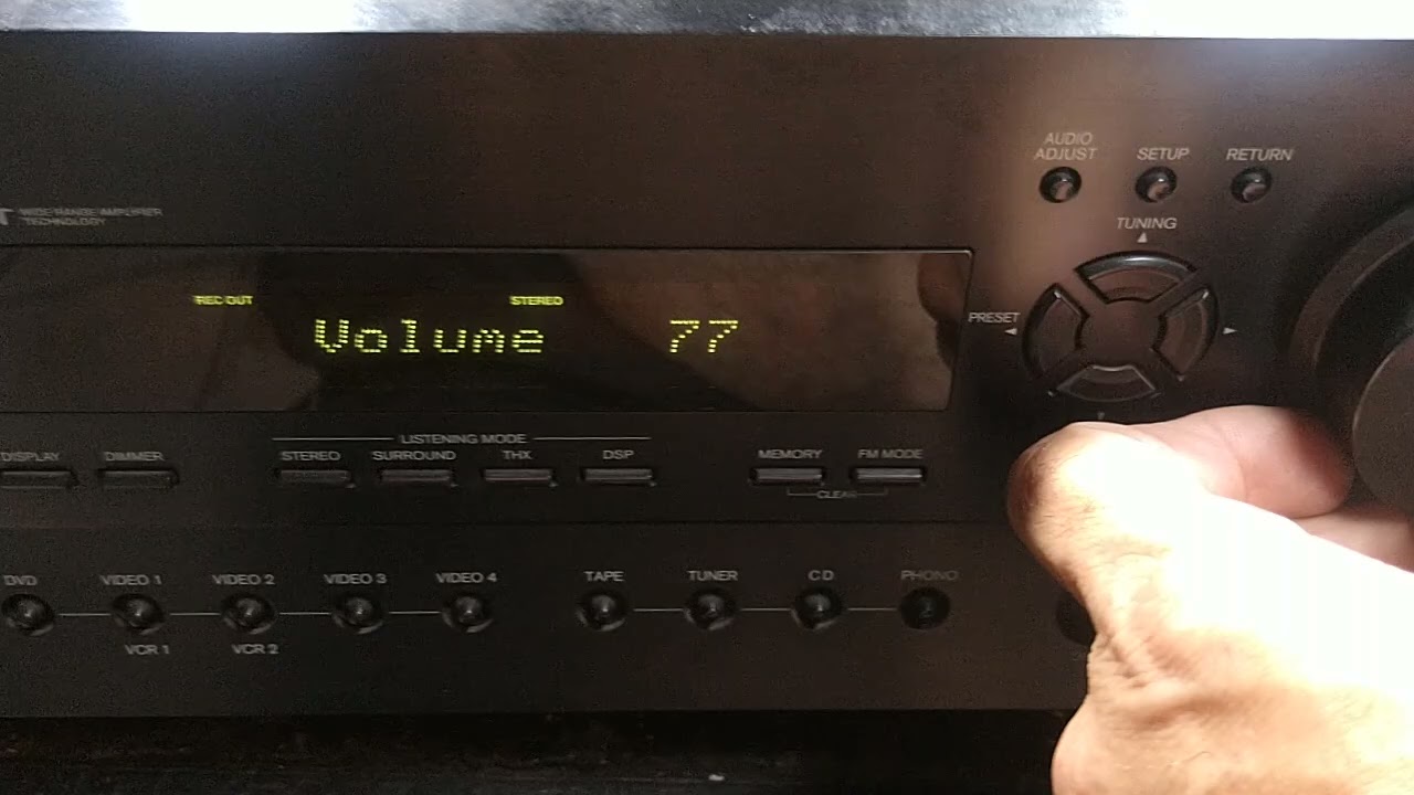 Dica conserto Receiver Onkyo TX SR701 sem som não é reset