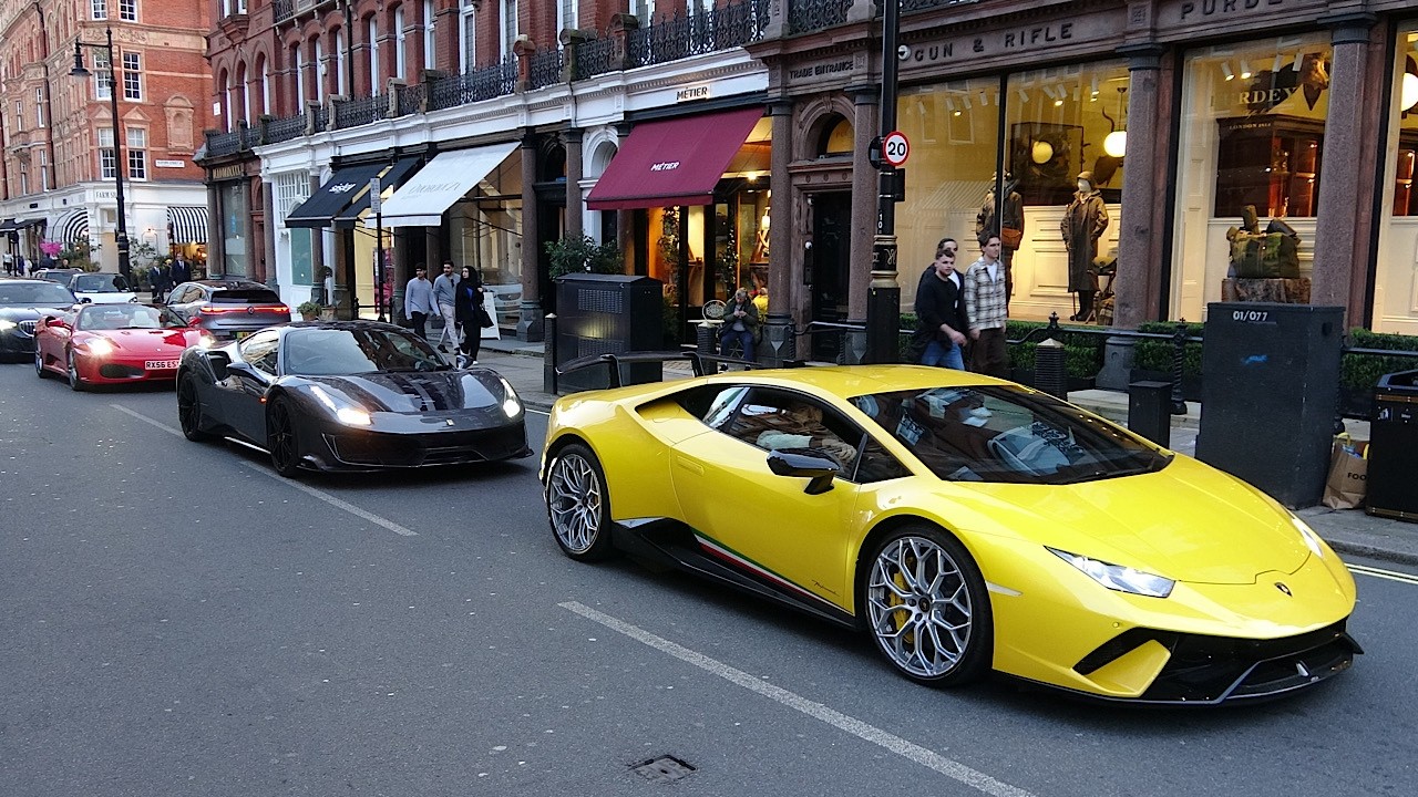 Supercars in London February 2026
