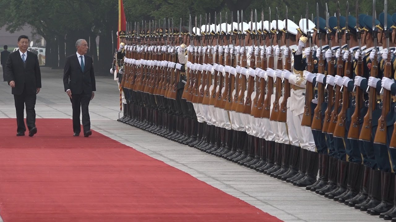Encontro com o Presidente da República Popular da China, Xi Jinping, no Grande Palácio do Povo