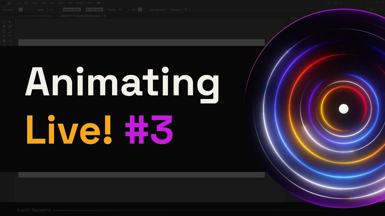 Making A Slick Animated Loop! - Austin Bauwens Stream #3