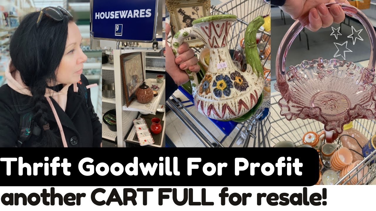 they are RESTOCKING shelves! thrift goodwill with me!