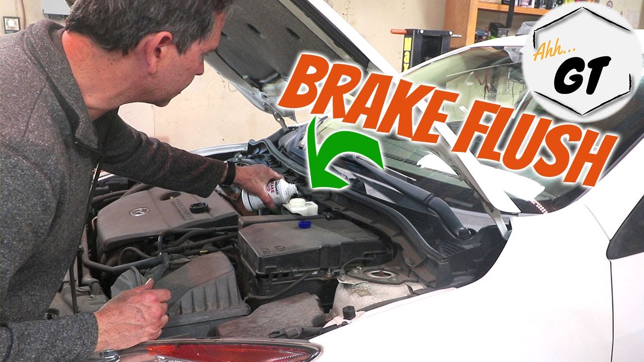 Mazda 3 Brake System Fluid Test & Flush - Two Person Method