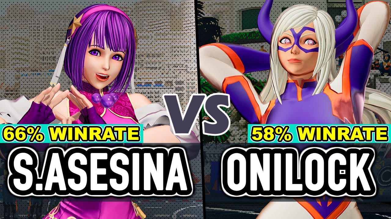 KOF XV ▰ SHERMIE ASESINA (Shermie/Athena/Leona) vs ONILOCK (Nakoruru/B.Jenet/Yuri)