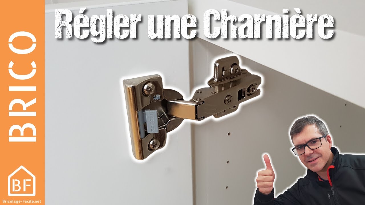 Comment régler une charnière invisible IKEA ?