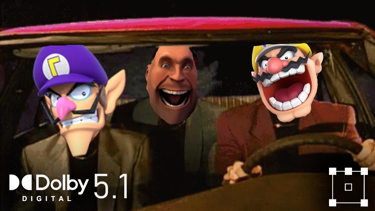 Wario, Waluigi and Heavy die in a car crash while listening to haddaway.ac3 (REMASTERED)