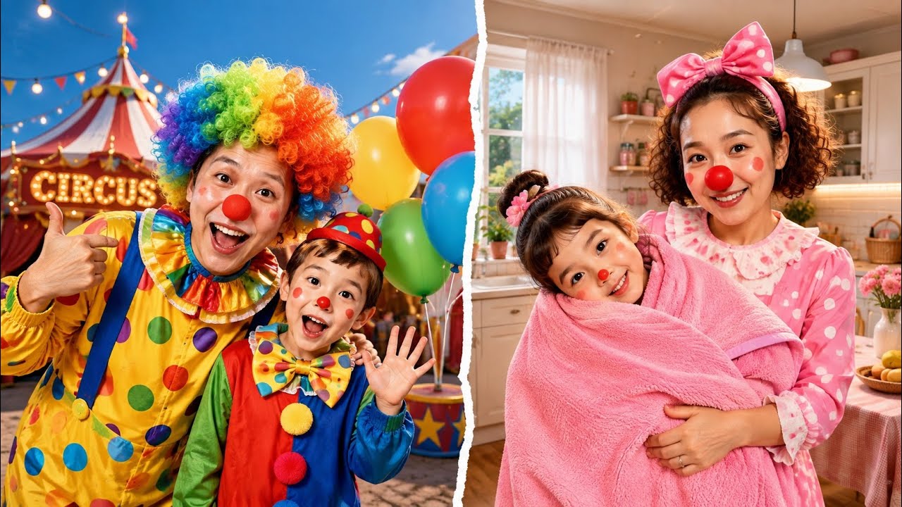 КЛОУНДАР СЕМЕЙКАСЫ🤡🤡| КЛОУН МАМА vs КЛОУН ПАПА👍🏻🤭 БОМБА ФИЛЬМ