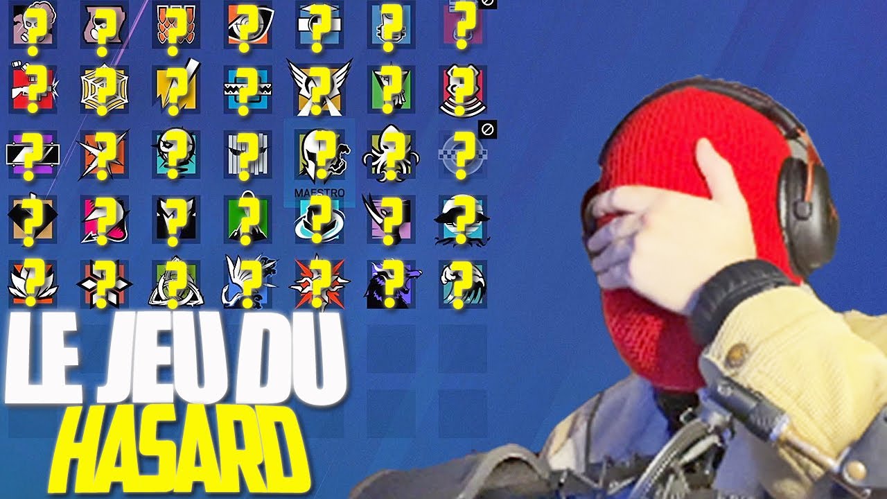 LE PREMIER JEU DU HASARD DE 2024 EN FACECAM ET C'EST UNE CATASTROPHE ! RAINBOW SIX SIEGE