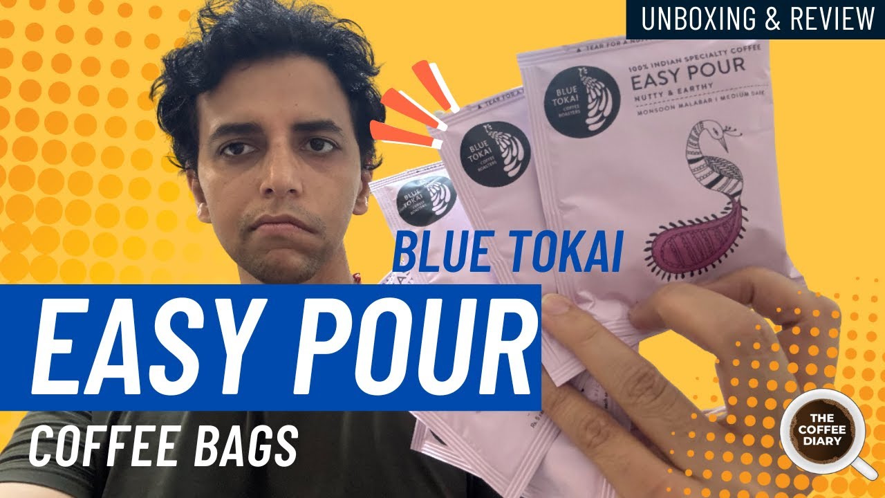 Unboxing Easy Pour Coffee Bags by Blue Tokai | Review and Vlog | The Coffee Diary | TCD