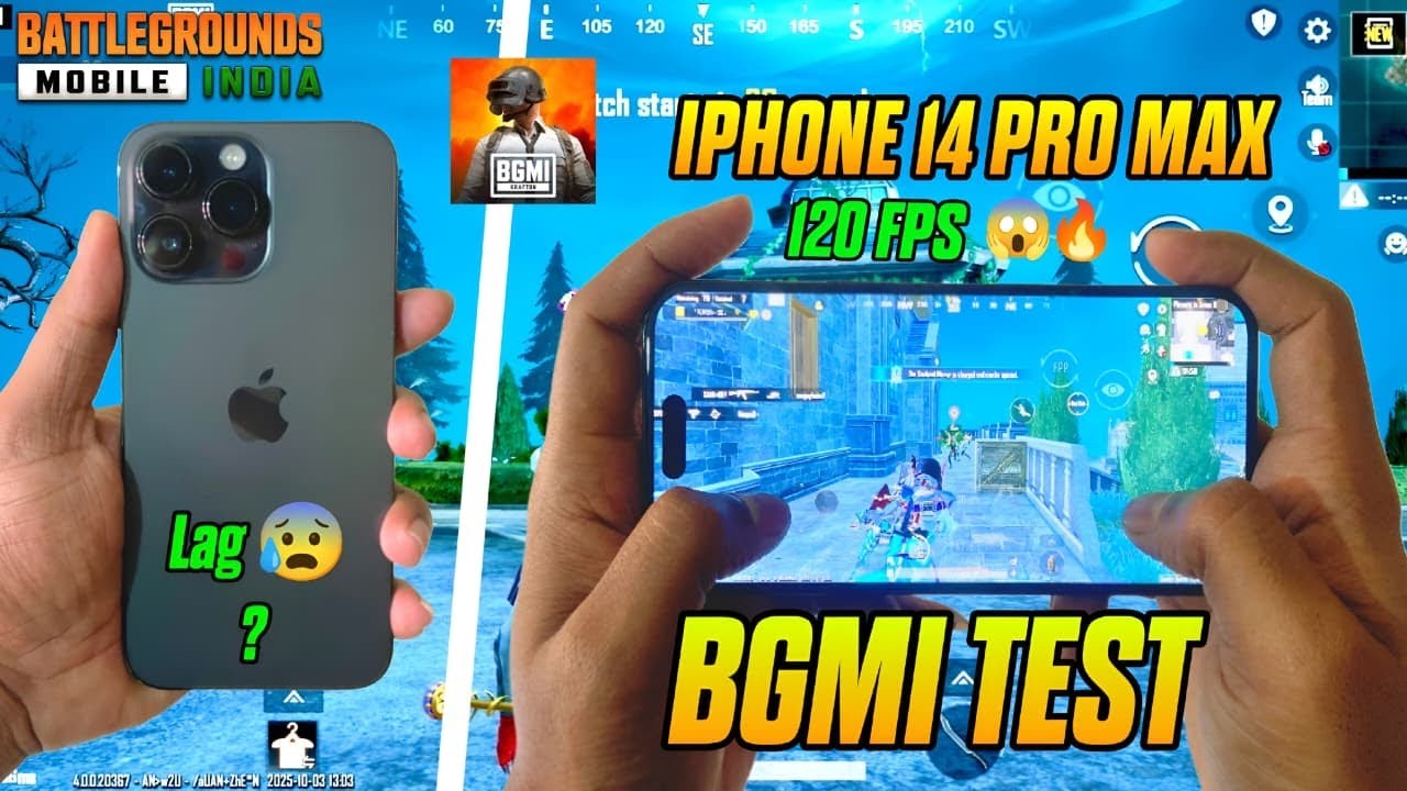 iPhone 14 PRO MAX - 120 FPS TEST 😱🔥 | 4.0 BGMI UPDATE | iPhone 14 PRO MAX GAMEPLAY | 