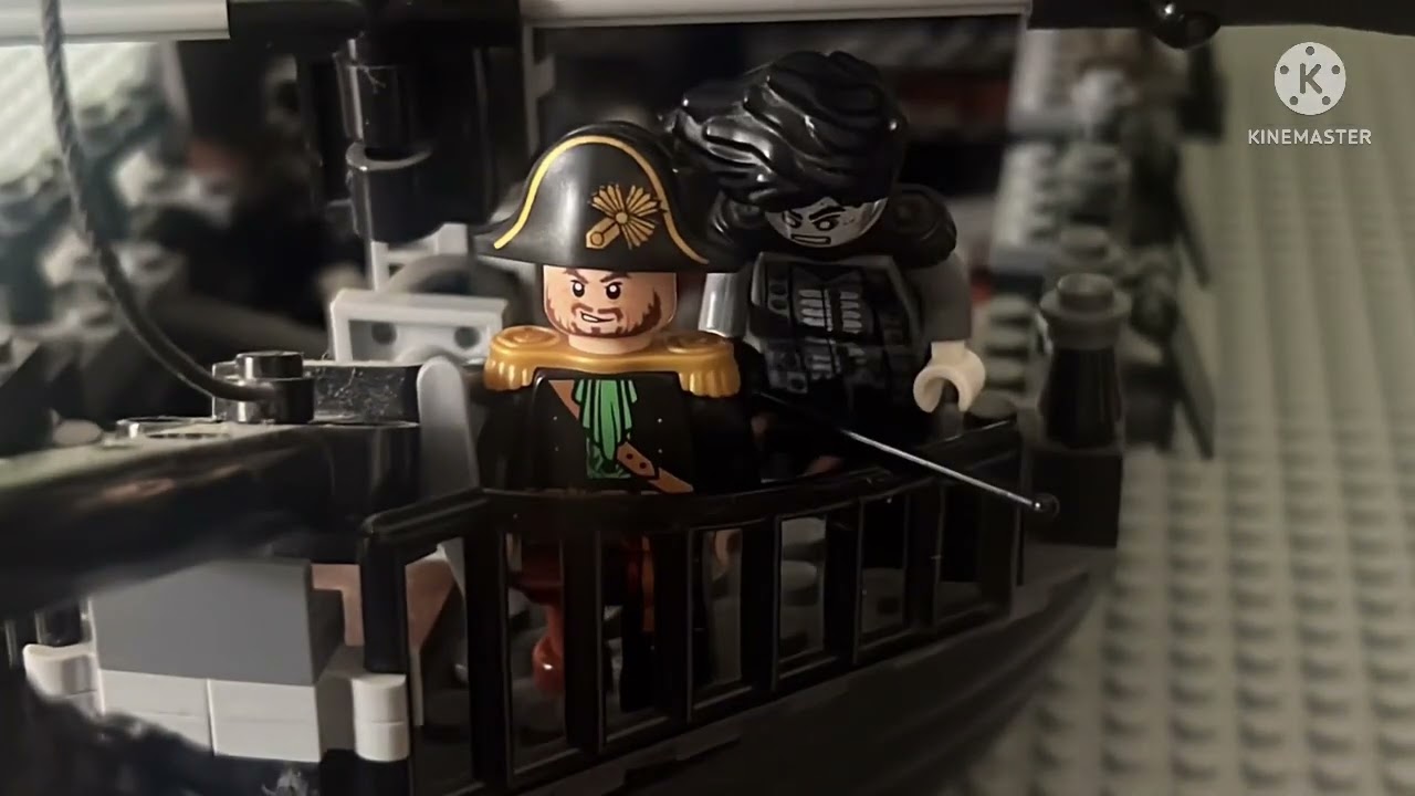 Lego Pirates Of The Caribbean Dead Men Tell No Tales (Captain Barbossa Meets Captain Salazar Scene)