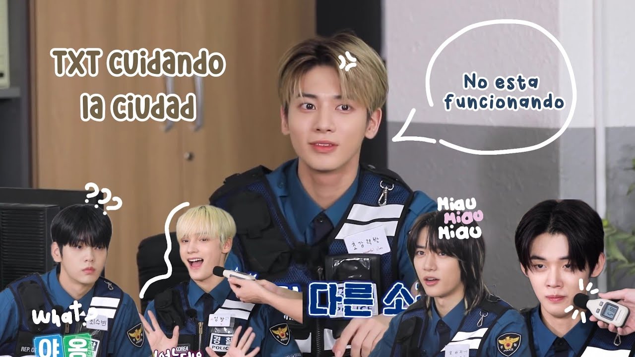 txt siendo policías