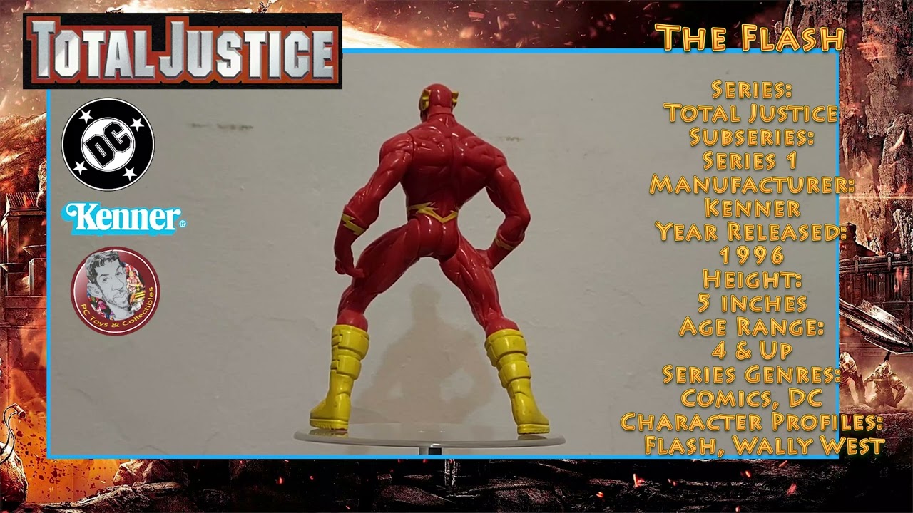 The Flash - DC Total Justice - Kenner - 360 view
