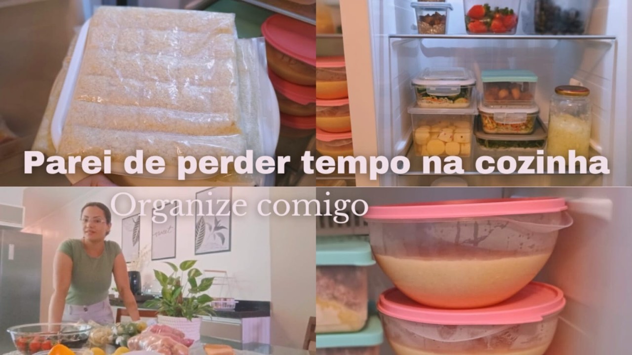 congelando alho e cebola |organize comigo | reposição de geladeira
