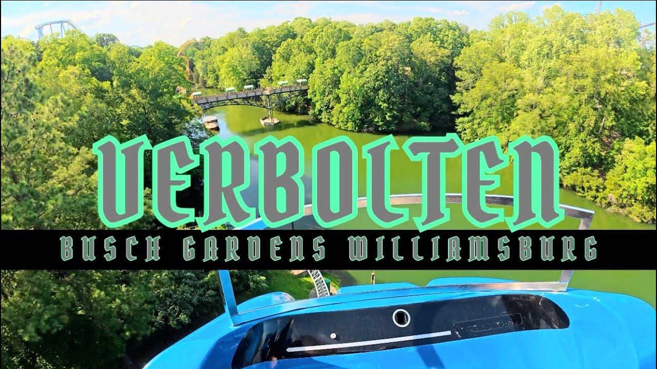VERBOLTEN: Busch Gardens Williamsburg | Front Row 4K60 POV [2025]