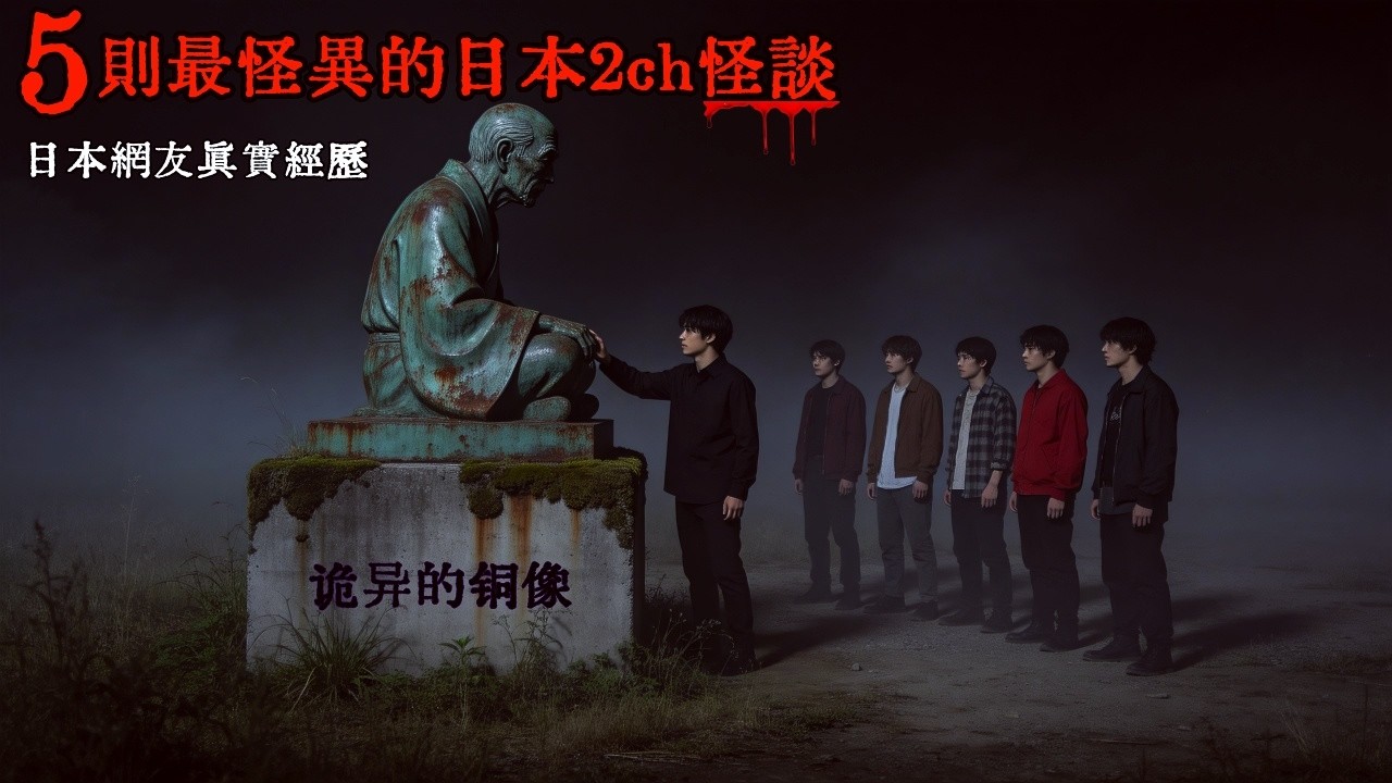 5則最怪異的日本2ch怪談：我的家鄉有一個詭異的銅像，任何觸碰過它的人，最終都會離奇地死亡 #睡前故事 #怪談朗讀 #恐怖故事 #日本恐怖實話