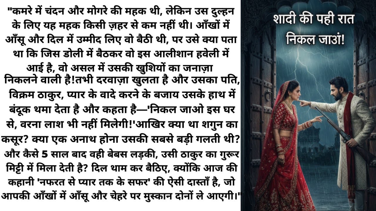।। अनाथ दुल्हन।। Romantic love story audio book in Hindi novel/motivational/heart touching/ sad love