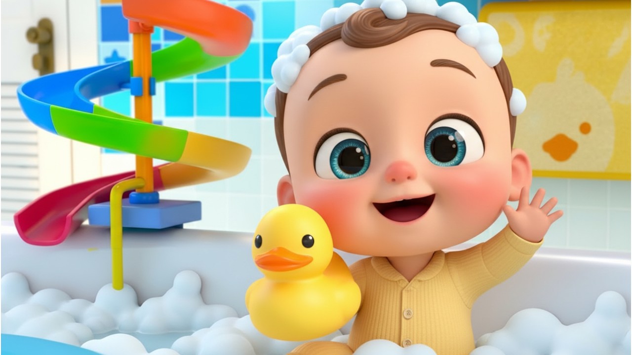 🛁Let's Have Fun Bubble Bath! | Dudu dada Cartoon Nursery Rhymes & Kids Songs