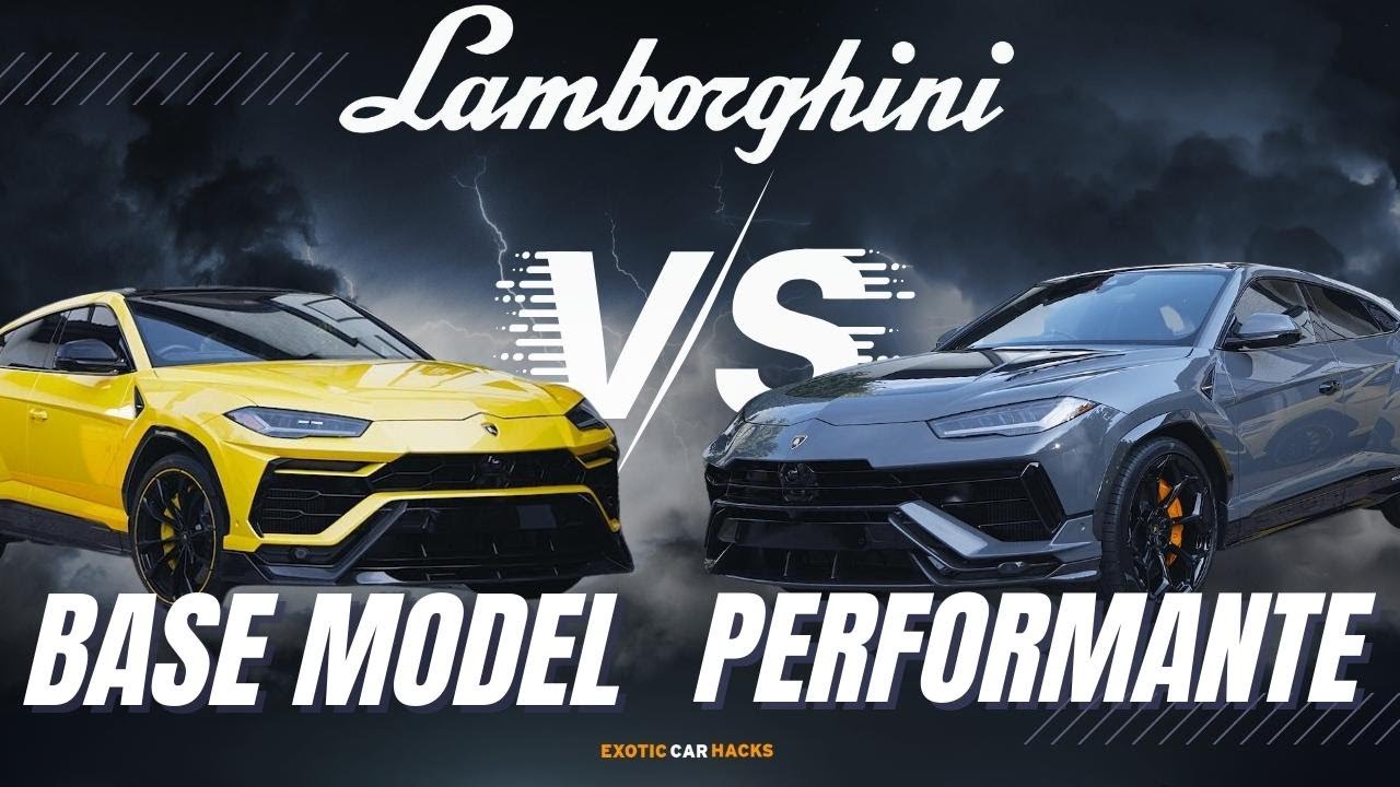 2023 Urus Performante vs. Base Models!